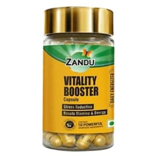Zandu Vitality Booster Capsule Worth Rs.1200 at Rs.799